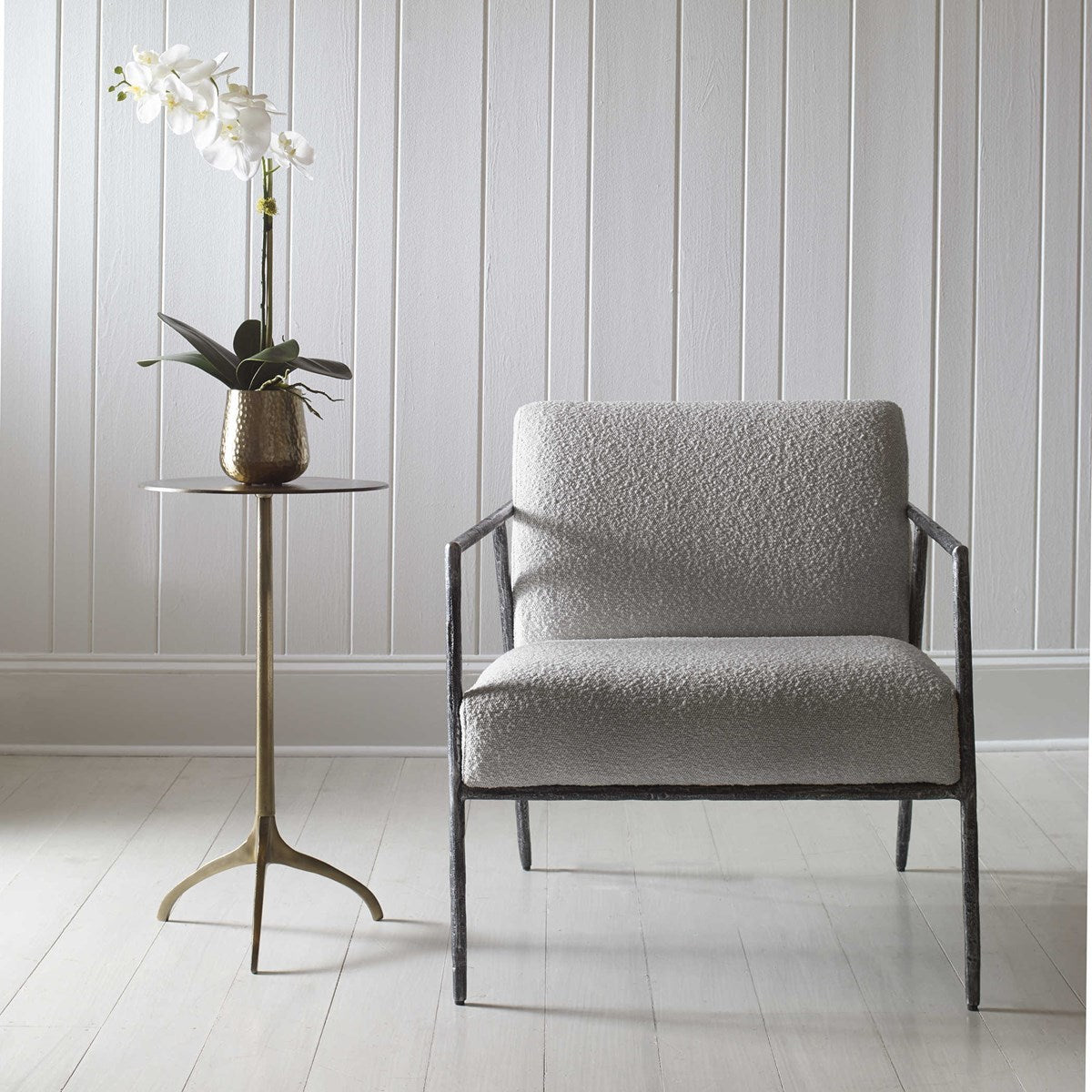 BEACON ACCENT TABLE, GOLD