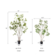 Artificial Japanese Enkianthus Tree: Medium
