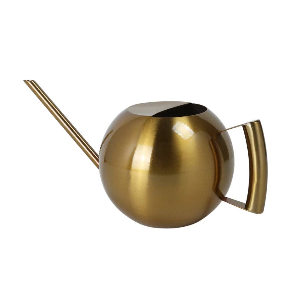Minimalist Plant Watering Can: Gold