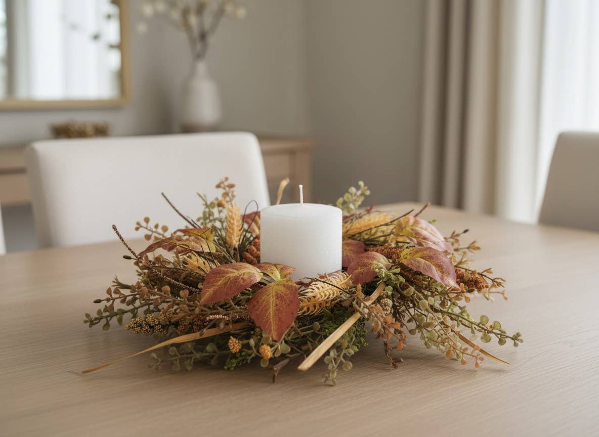 A Fall Gathering 4.5in Candle Ring