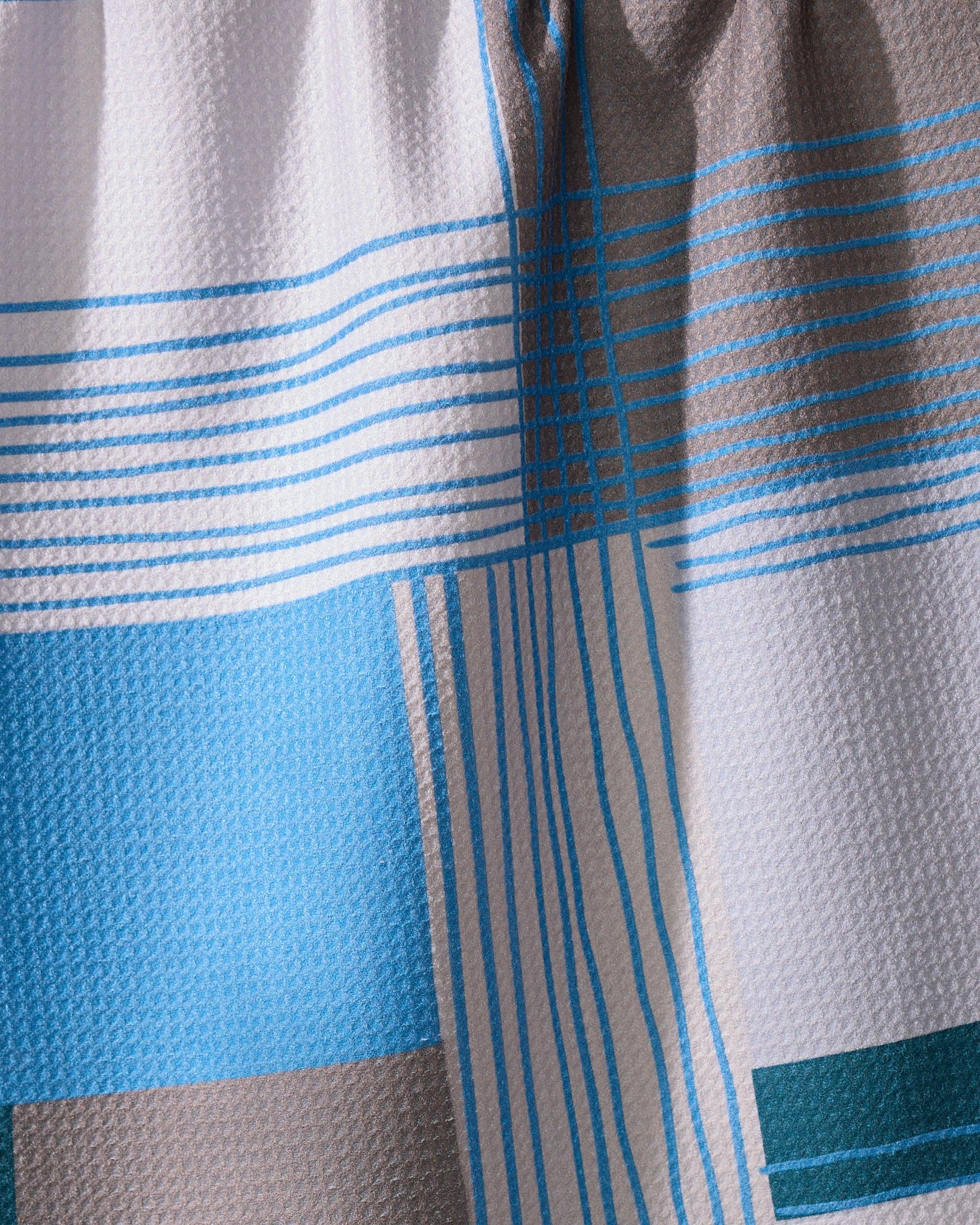 Cool Blocks Tea Towel