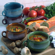 Stoneware 24oz Reactive Glaze Soup Crocks - 4 Colors