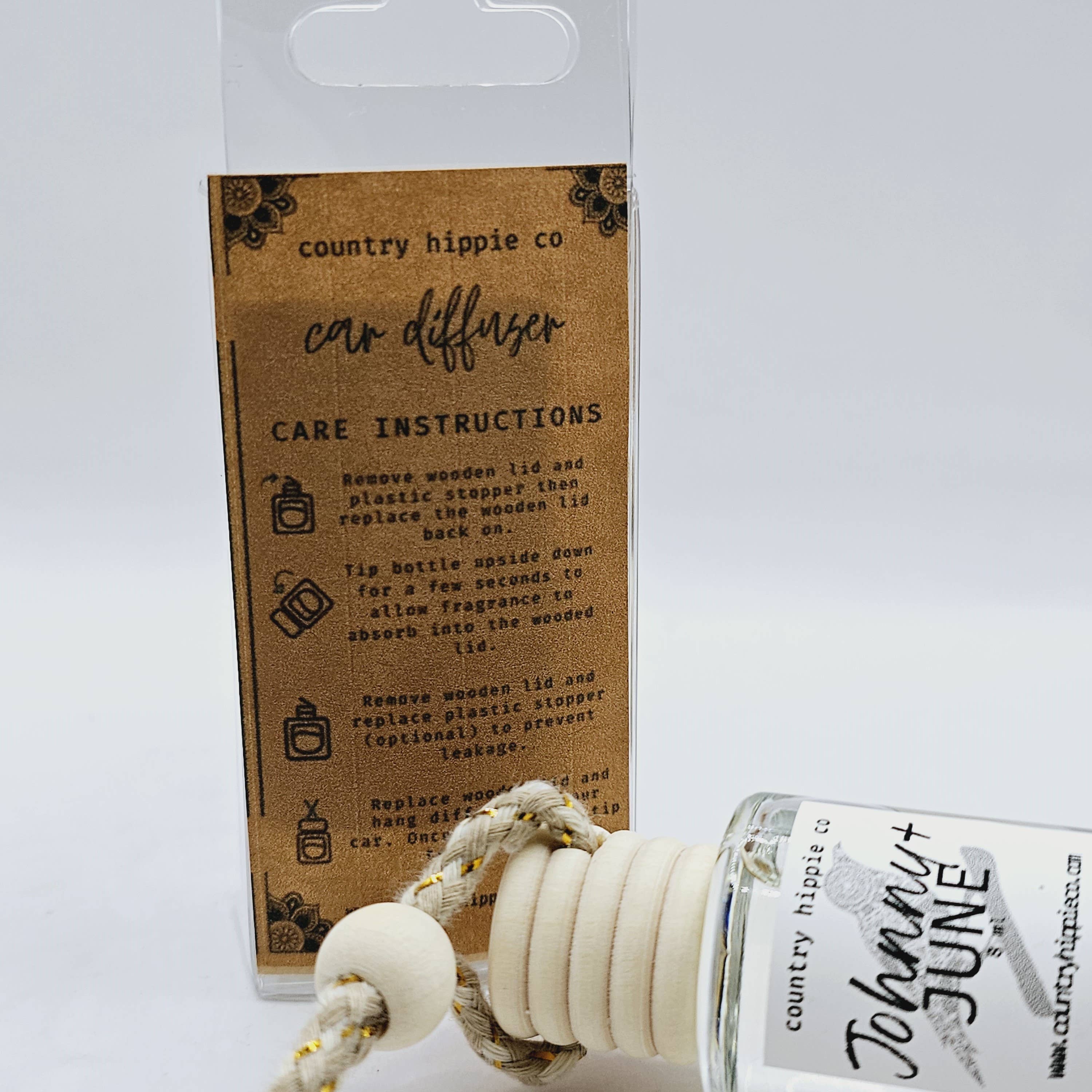 Hanging Car/Closet Fragrance Diffuser: Johnny+June