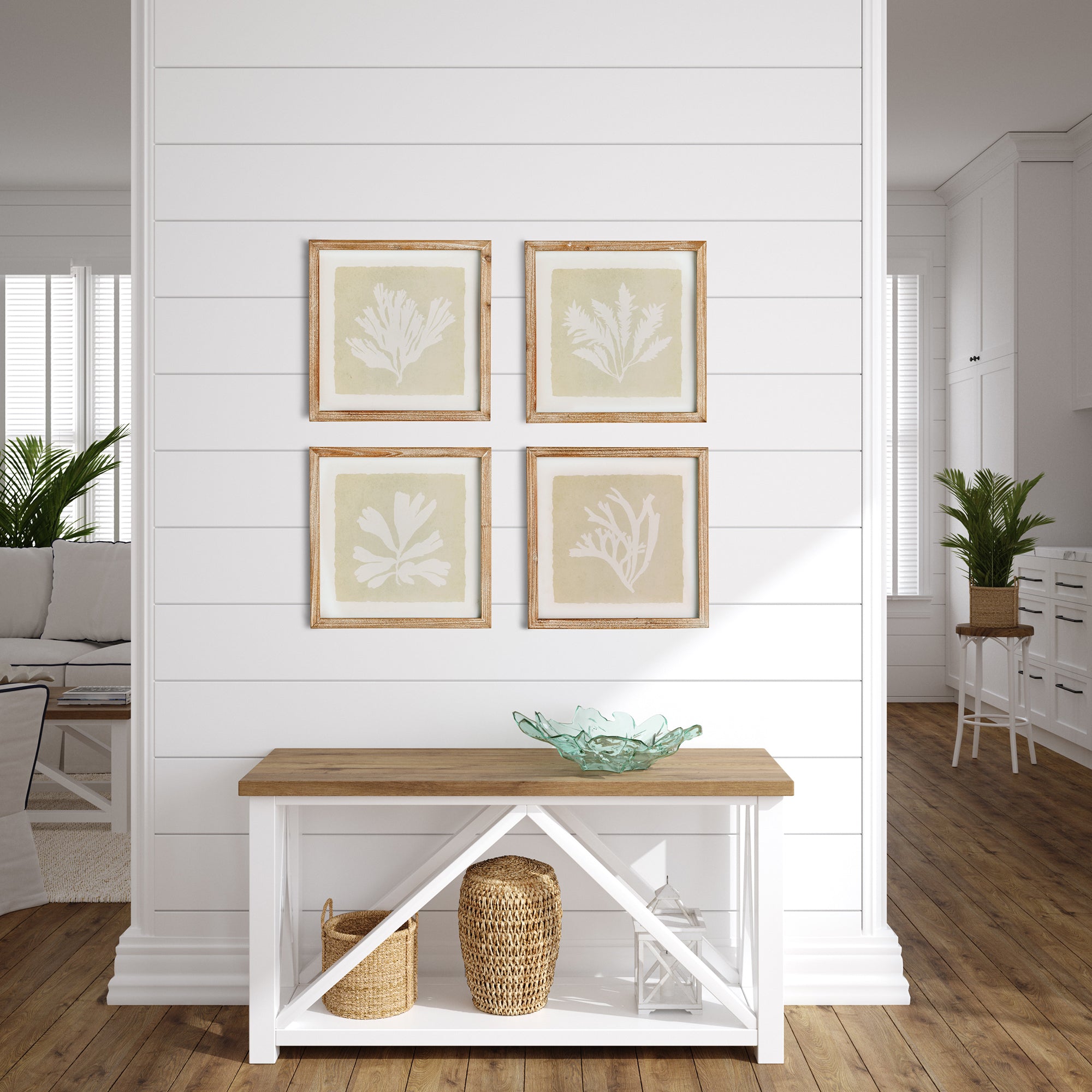 SEAWEED PETITE PRINTS, SET OF 4