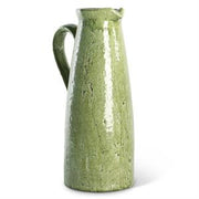 Green Ceramic Crackled Pitcher - L