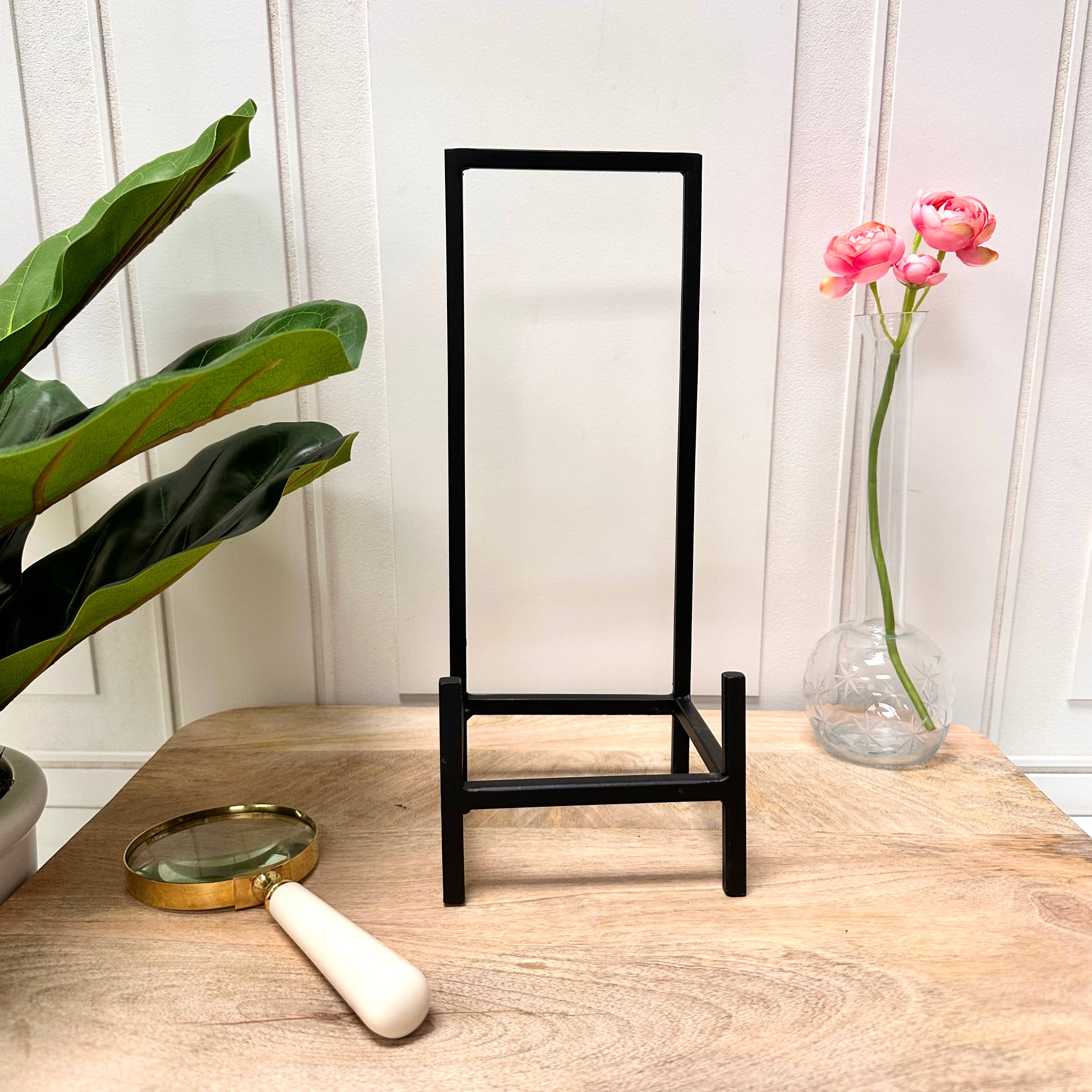 Modern Black Iron Easel/Bookstand