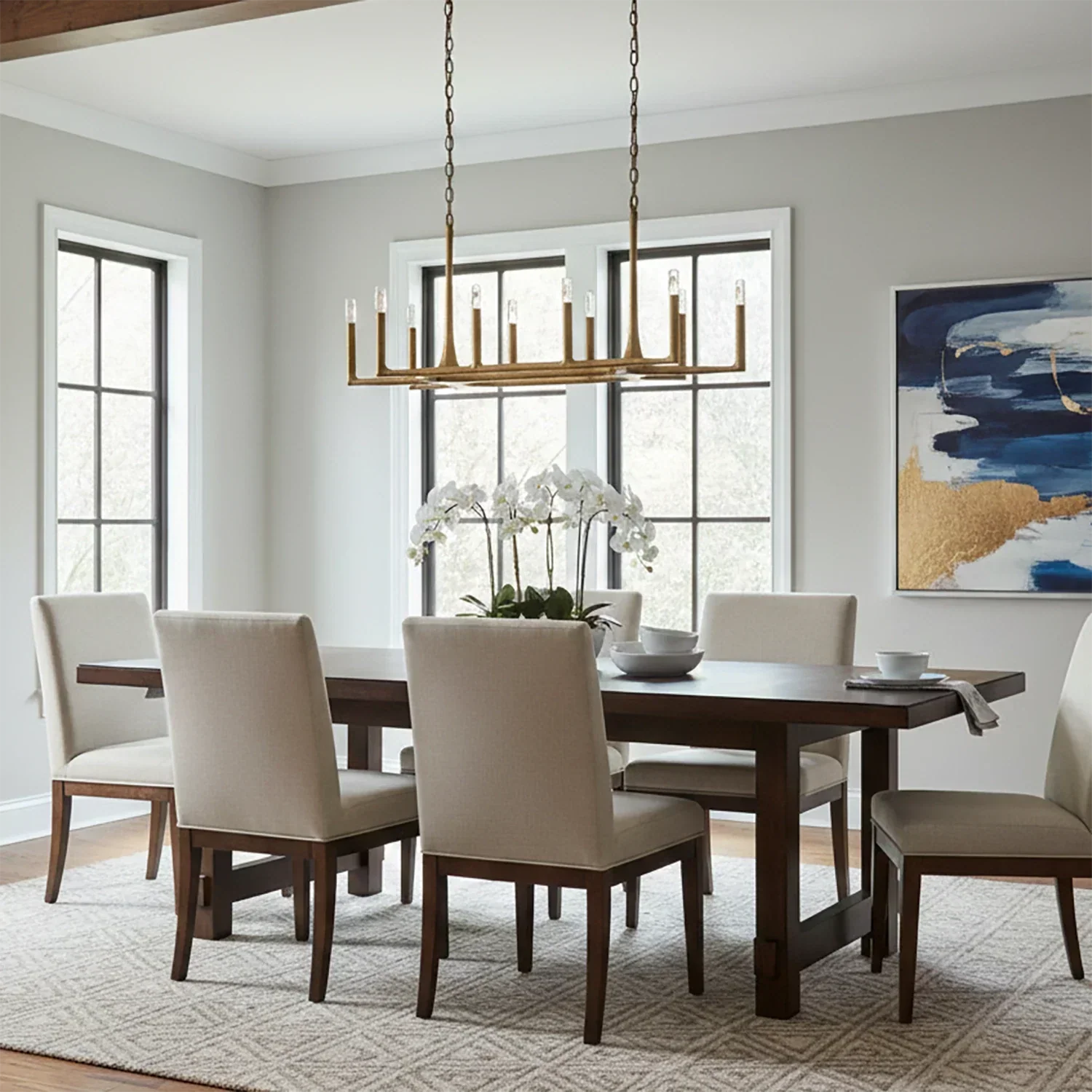 Avarit Forged Round Chandelier