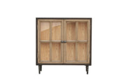 Camden Accent Cabinet Espresso / Natural Doors