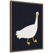 Sylvie Farm Duck Framed Canvas by Hannah Beisang