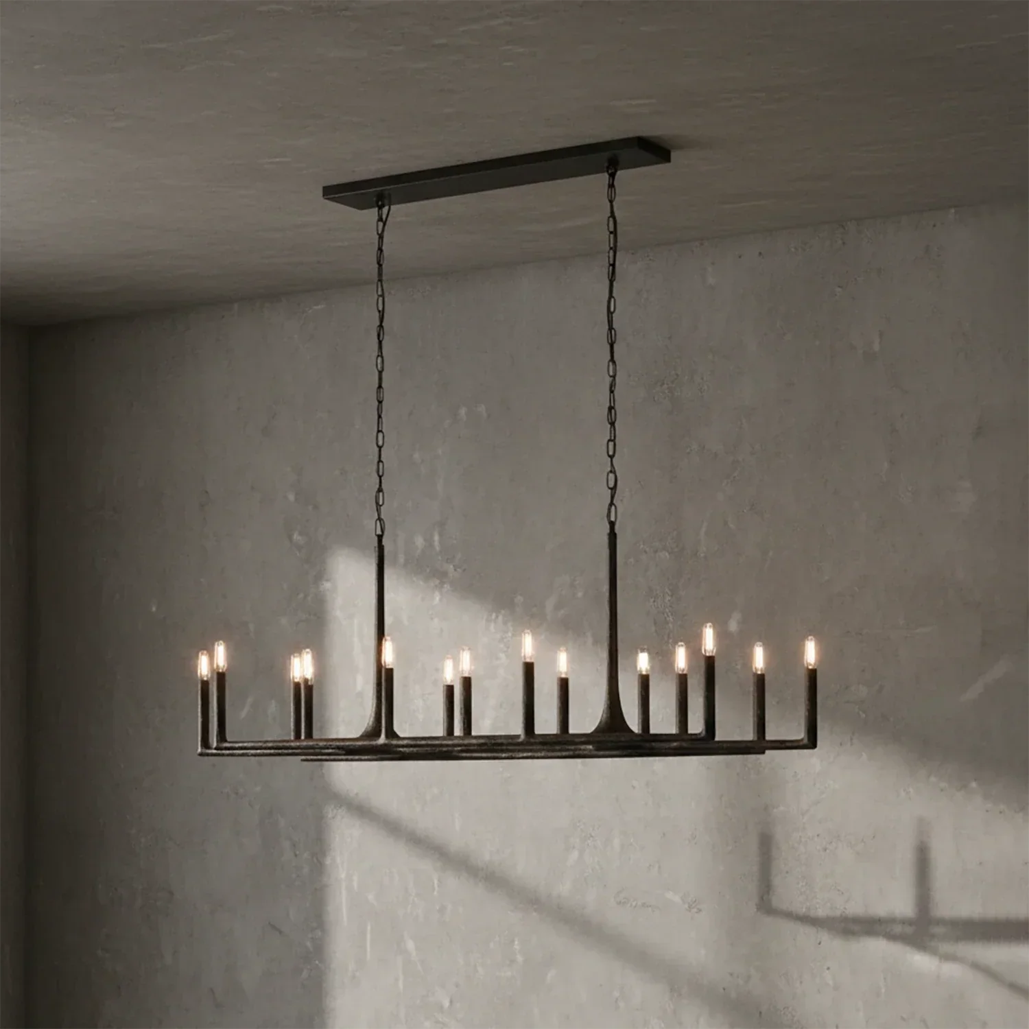 Avarit Forged Round Chandelier