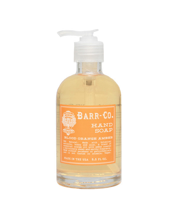 Blood Orange Amber Liquid Hand Soap - Barr-Co. Soap Shop