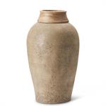 Wood Neck Gray Terracotta Vase - 3 Sizes