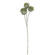 24 Inch Soft Green Triple Artichoke Spray