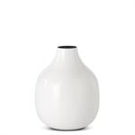 White Enameled Metal Bottle - 3 Sizes