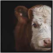 Cow Close by Emiko and Mark Franzen F2 Images Framed Wall Art Print