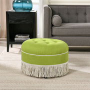 Yolanda - Round Upholstered Accent Ottoman