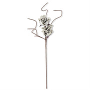 42 Inch Gray & White Eva Double Stem