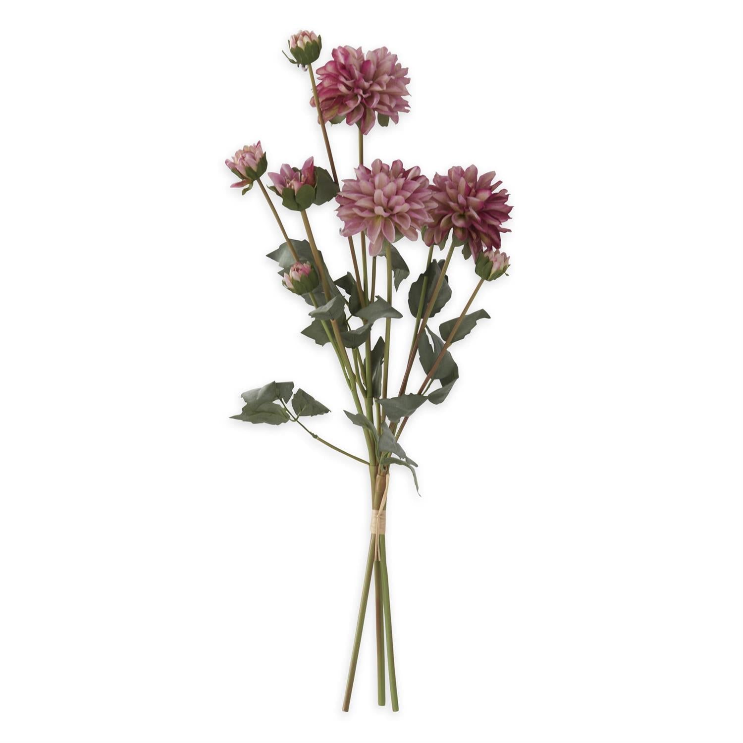 23 Inch Purple Faux Dried Dahlia Bundle (3 Stems)