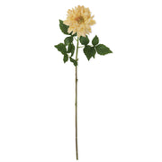 29 Inch Yellow Real Touch Dahlia Stem