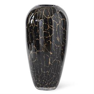 Black & Gold Glass Vases - 3 Sizes