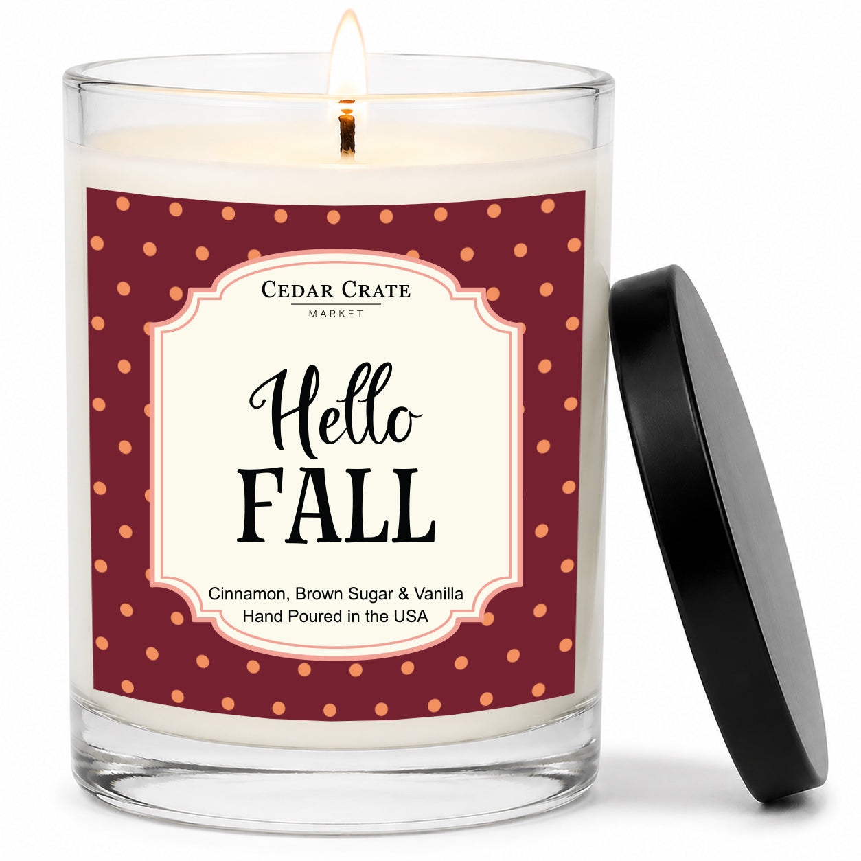 Fall Candle - Hello Fall