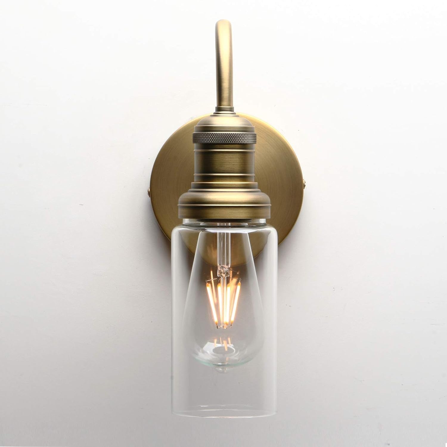 Vintage Gooseneck Wall Mount Single Sconce