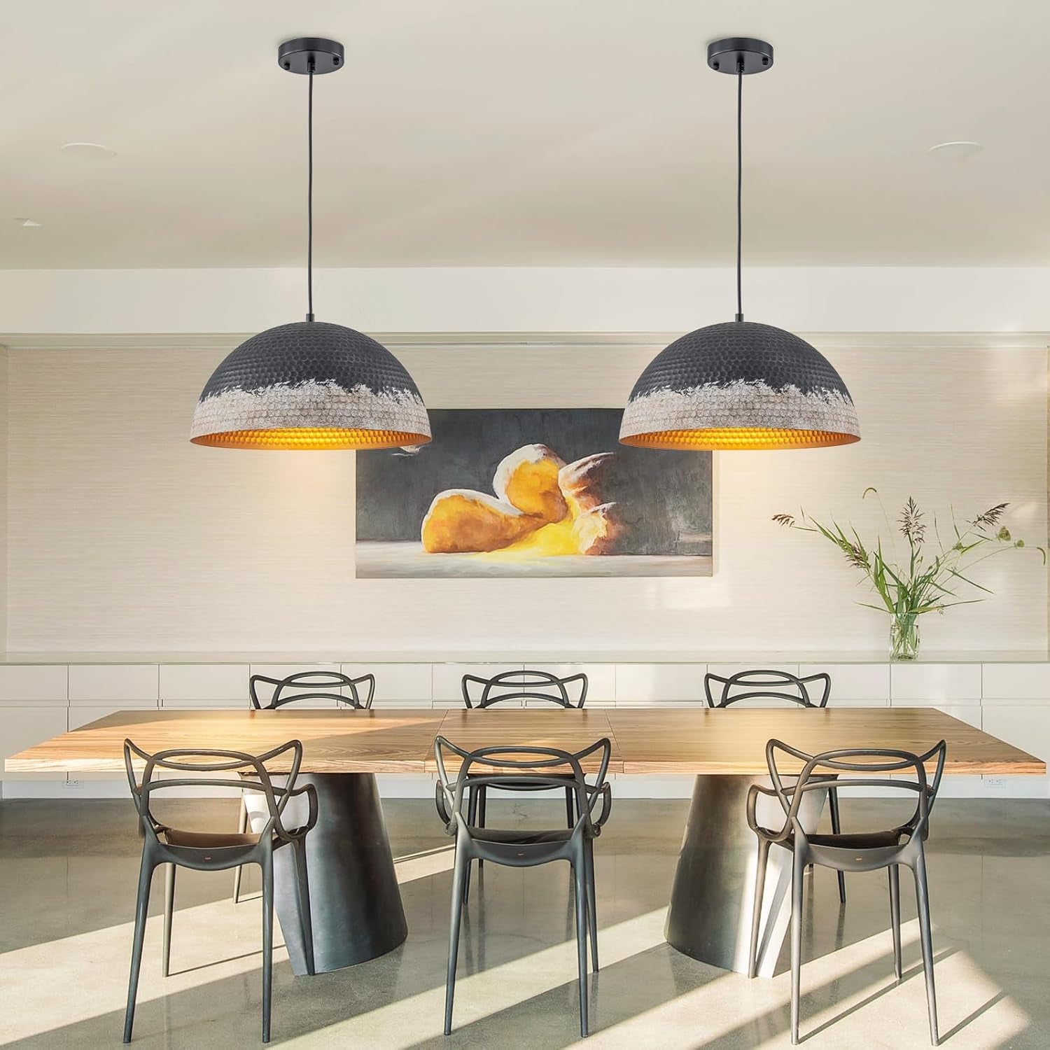 Hammered Dome Pendant Light