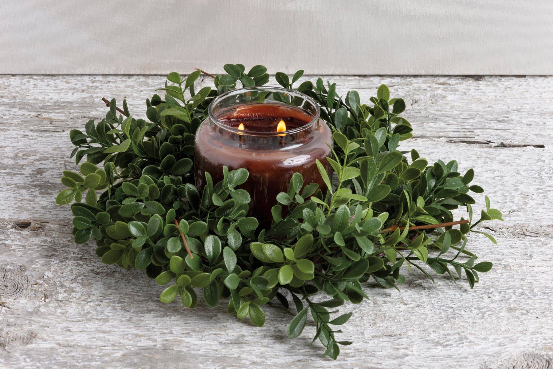 Boxwood Candle Ring