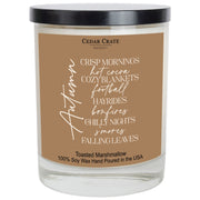 Fall Candle - Autumn Favorite Things - Fall Home Decor