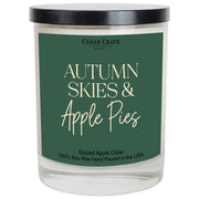 Autumn Skies & Apple Pies Luxury Fall Soy Candles