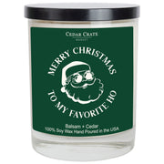Christmas Candles - Merry Christmas To My Favorite Ho, Color