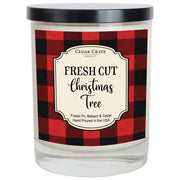 Christmas Candles - Fresh Cut Christmas Tree Signature White