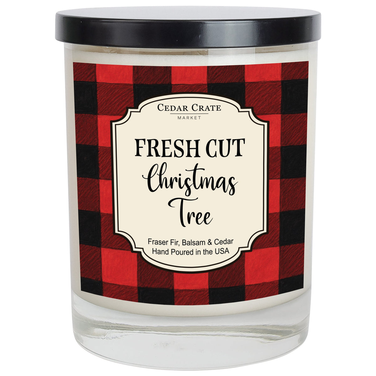Christmas Candles - Fresh Cut Christmas Tree Signature White