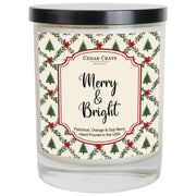 Funny Christmas Candles - Merry & Bright Golden Patchouli