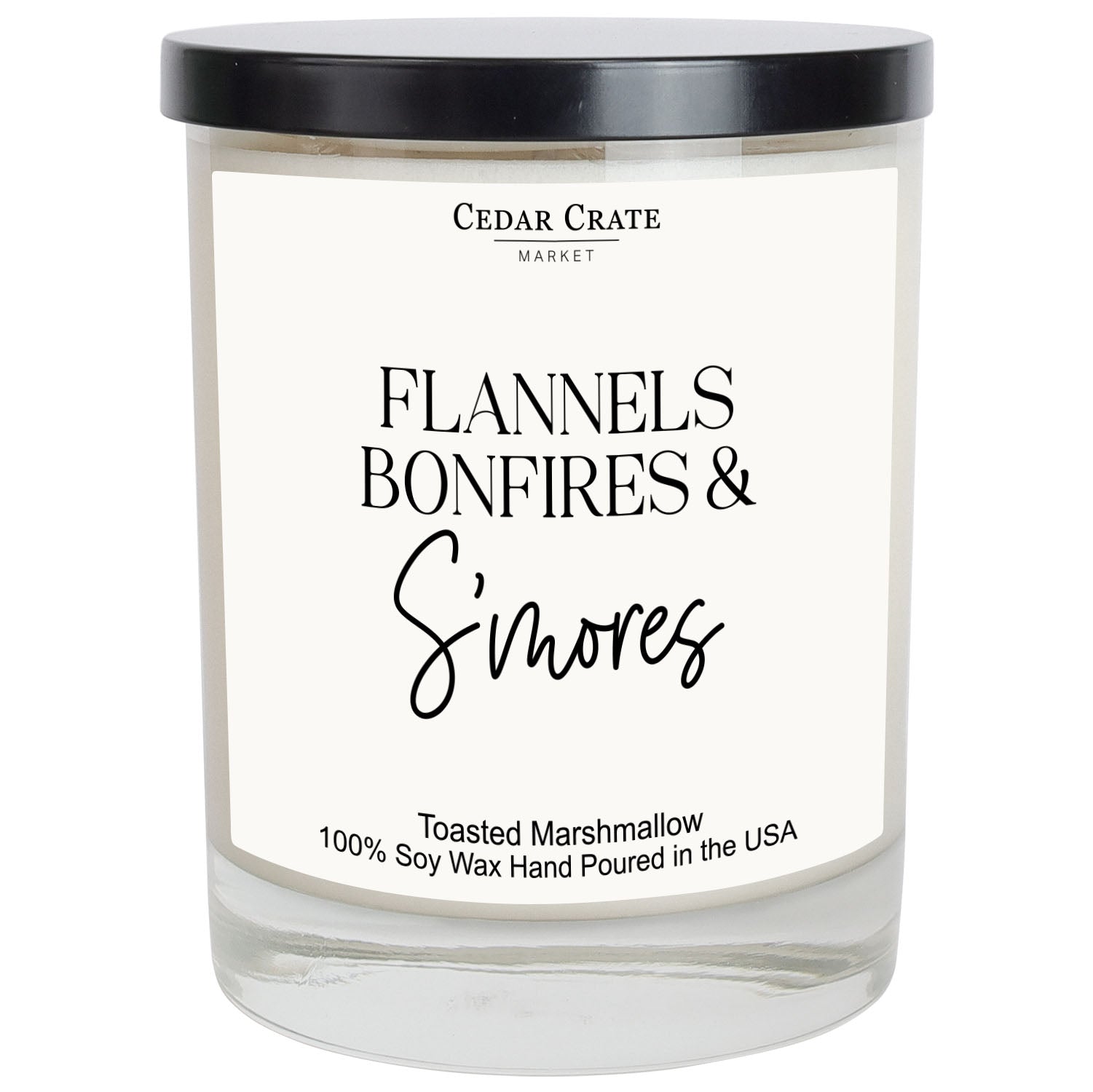 Flannels, Bonfires & S'mores - Fall Candle - Autumn Decor