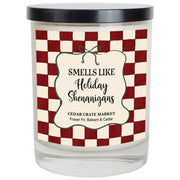Funny Christmas Candles - Smells Like Holiday Shenanigans
