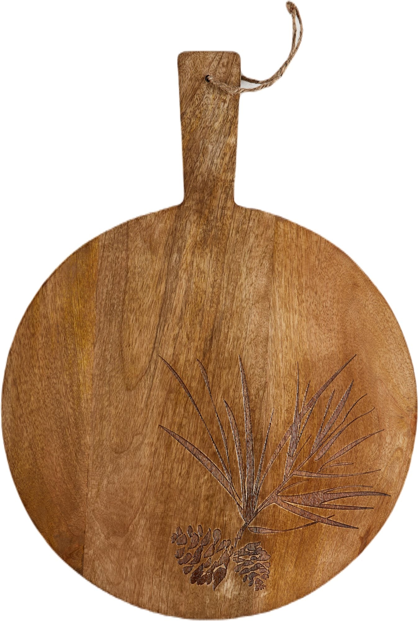 Pinecone Etched Serving Board