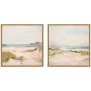 Tranquil Landscape Square 2 Piece Framed Canvas Wall Art Set by Amy Lighthall