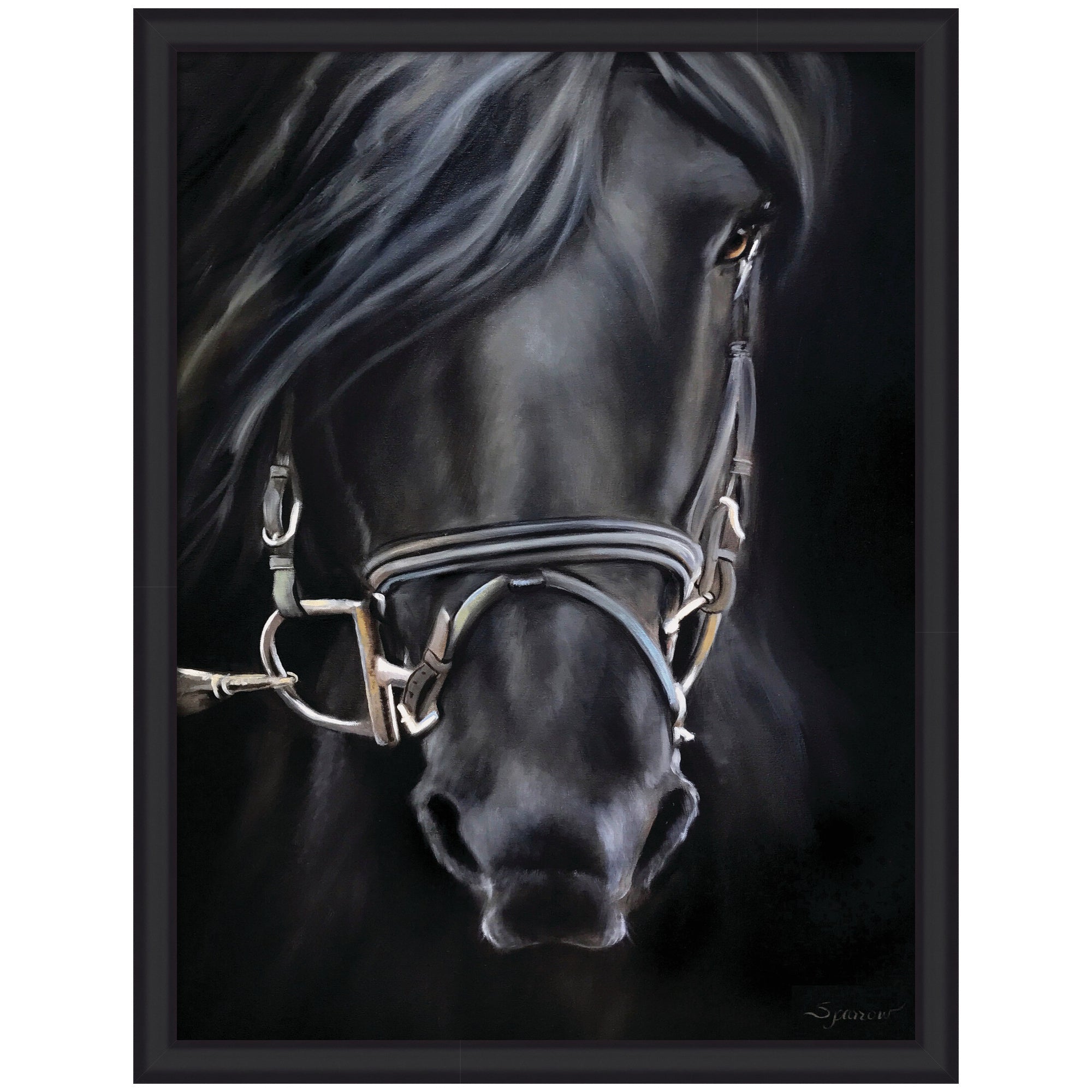 Ebony Splendor by Mary Sparrow Framed Wall Art Print