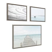 Sylvie Ocean Beach Framed Canvas Set