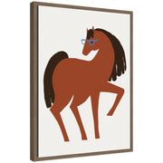 Sylvie Farm Horse Framed Canvas by Hannah Beisang