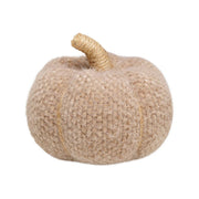 CF-3139 - Sm. Tan Fuzzy Fall Fabric Pumpkin