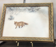 Fox In Winter Picture 16x12