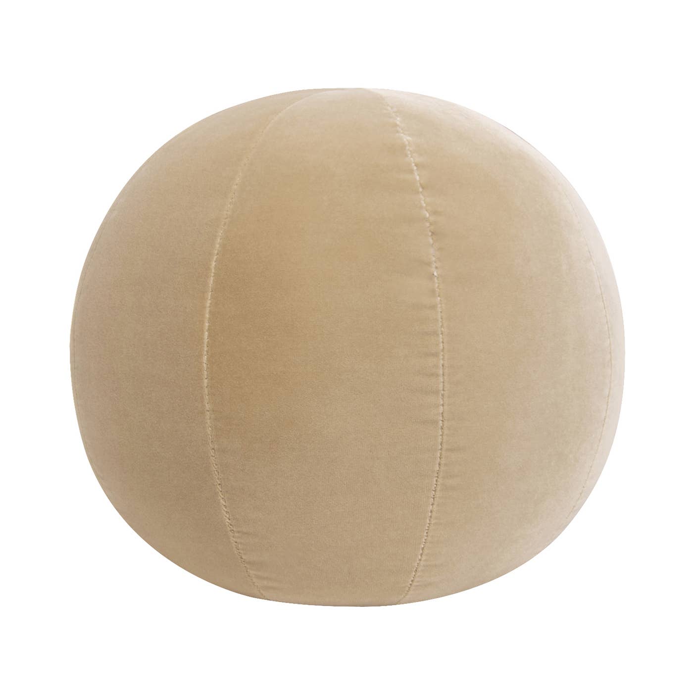 Luna 12" Round Sphere Accent Ball Throw Pillow: Olive Green