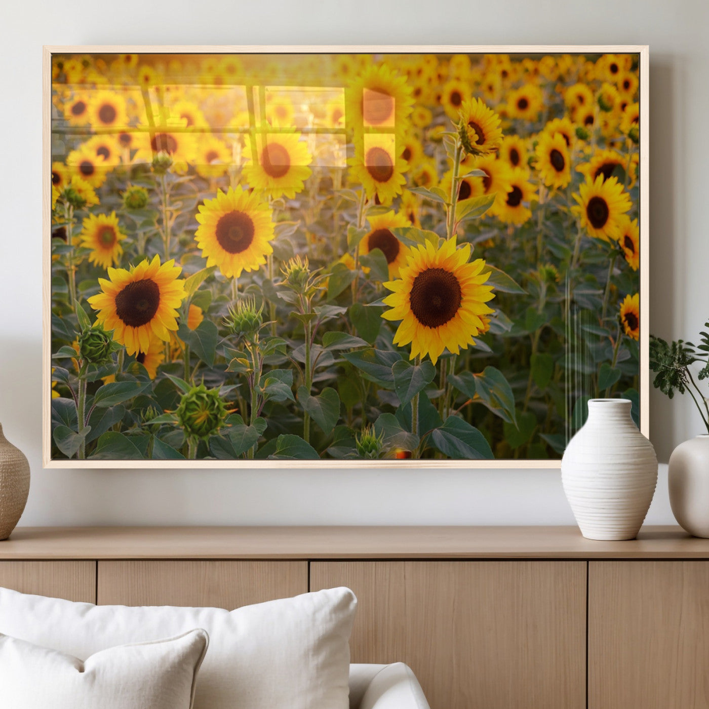 Sunflower Sunshine Wall Art Canvas Print