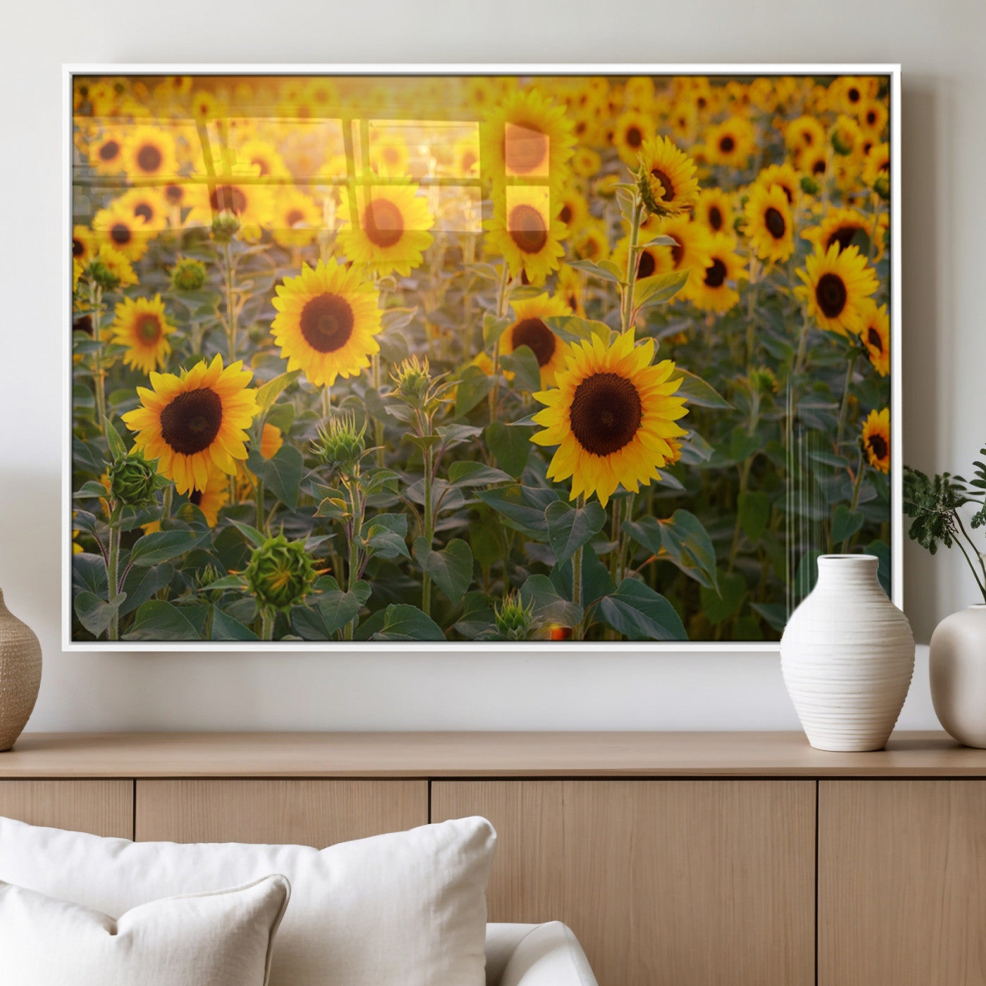 Sunflower Sunshine Wall Art Canvas Print