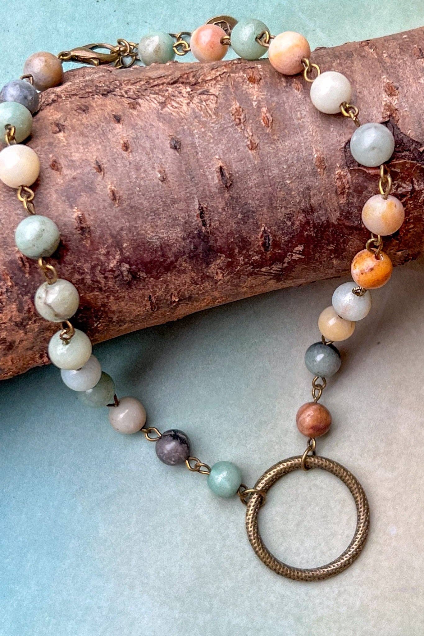 Shay Necklace in Amazonite