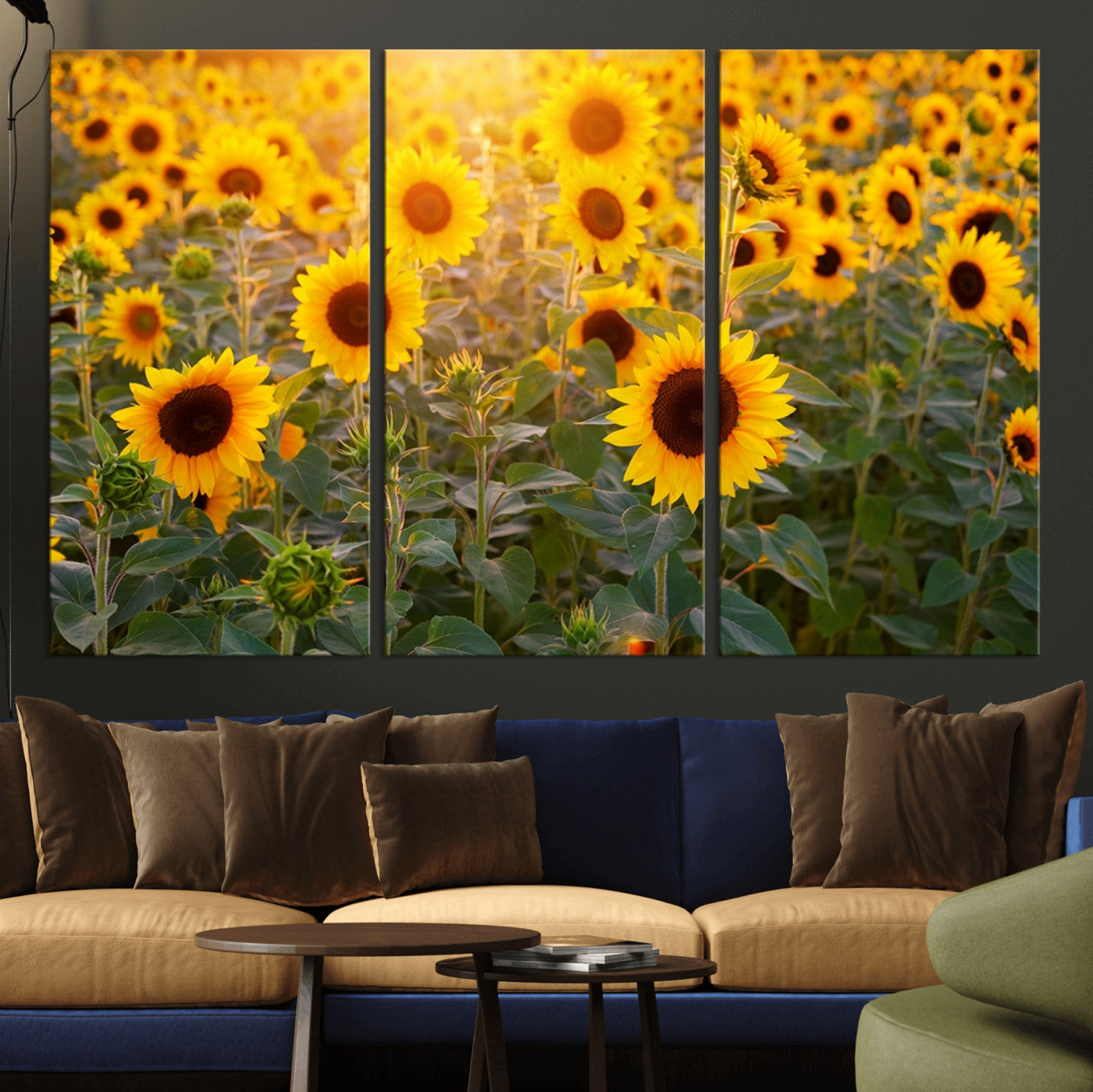 Sunflower Sunshine Wall Art Canvas Print