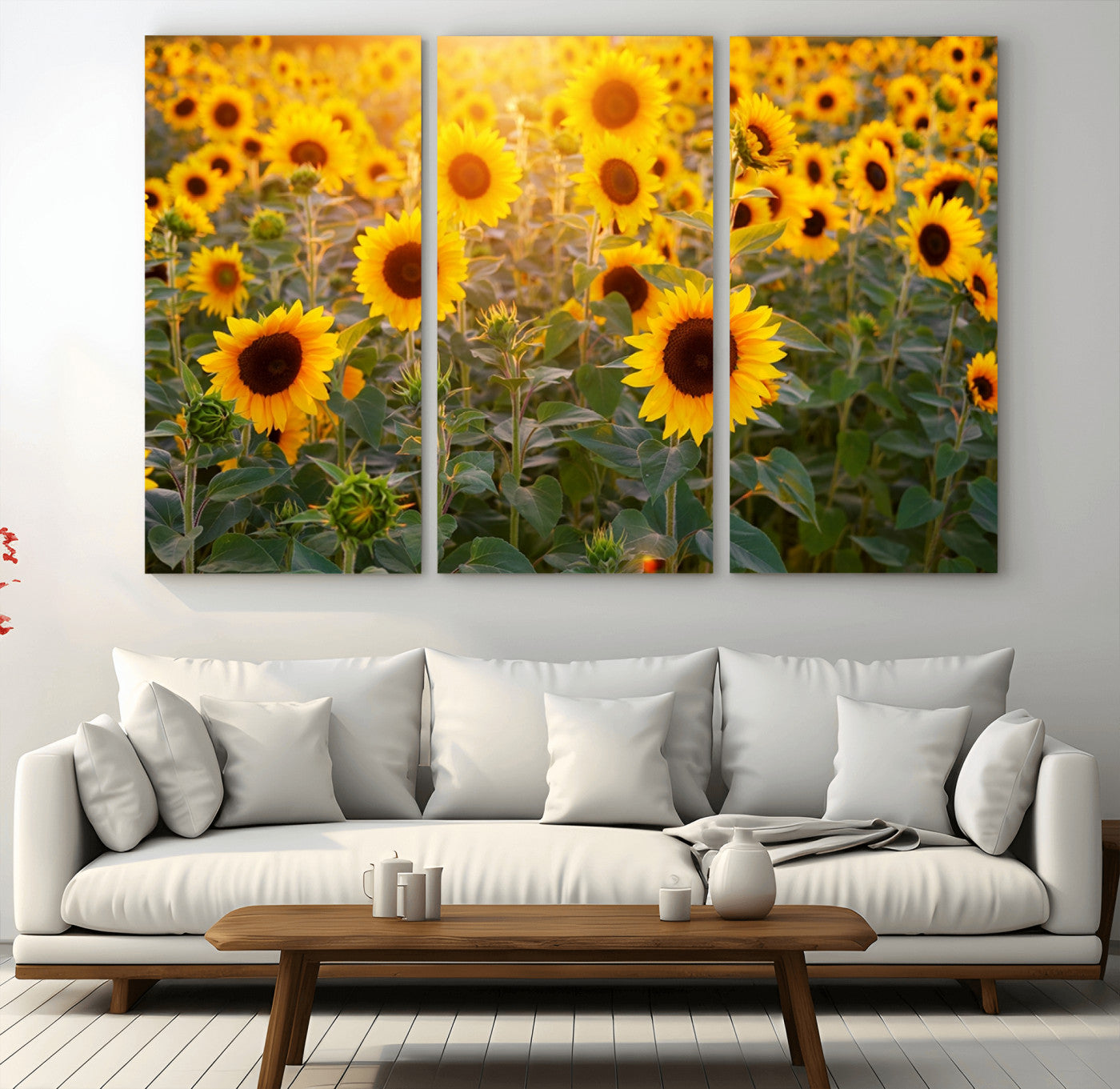 Sunflower Sunshine Wall Art Canvas Print