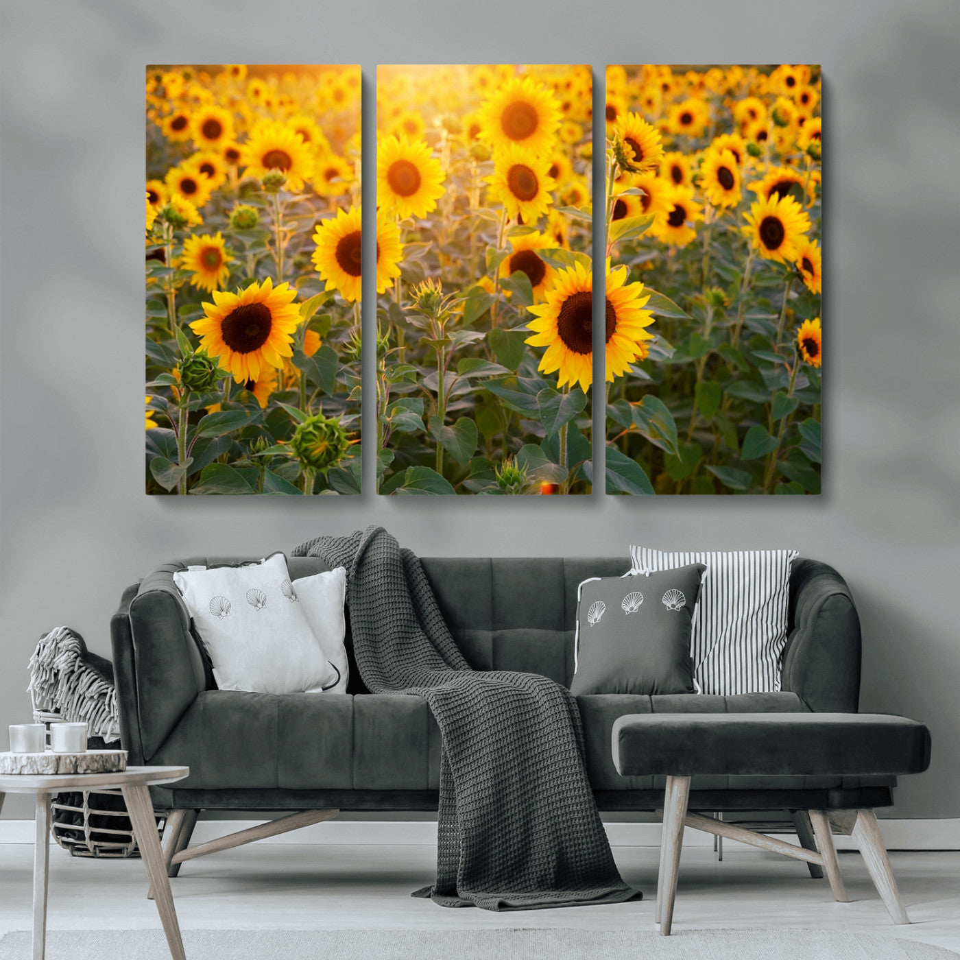 Sunflower Sunshine Wall Art Canvas Print